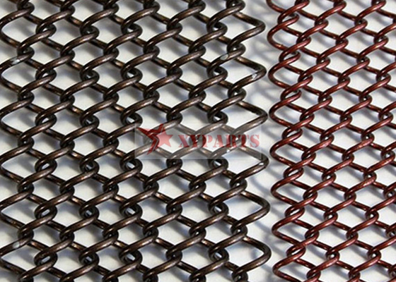İç Dekorasyon için Alüminyum Paslanmaz Çelik Bakır Metal Bobin Perdelik Mesh