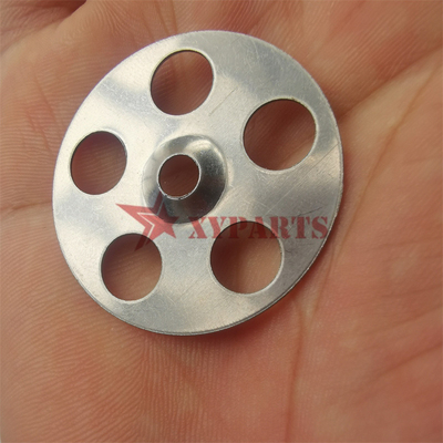 Galvanizli Çelik Levha Sabitleme Kendinden Kilitli Pullar Yuvarlak 6mm Merkez Delik