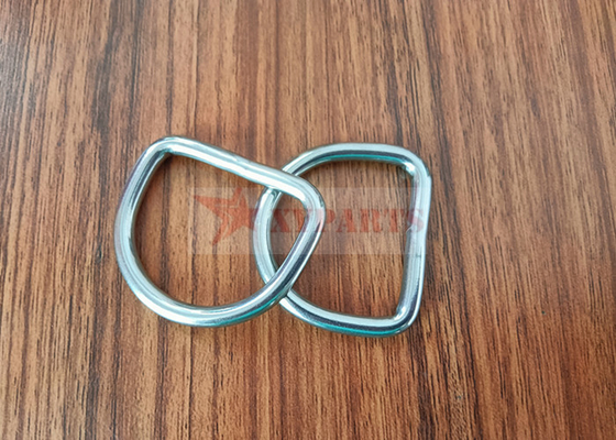 Çıkarılabilir Battaniye için 30x25mm Dee Ring Kaynaklı Paslanmaz Çelik D-Halka Pimi