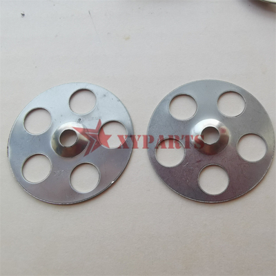 Galvanizli Çelik Levha Sabitleme Kendinden Kilitli Pullar Yuvarlak 6mm Merkez Delik