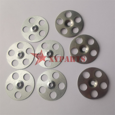 Galvanizli Çelik Levha Sabitleme Kendinden Kilitli Pullar Yuvarlak 6mm Merkez Delik