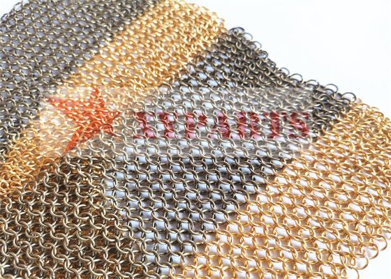 Oda Bölücüler İçin Mimari Yapı ChainMail Ring Mesh