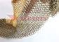 Çayevi Dekorasyonu için 1mm Dia 8m Altın Bronz Renkli Metal Halka Örgü
