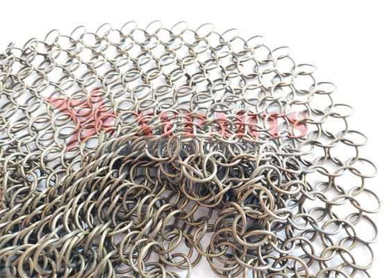 Oda Bölücüler İçin Mimari Yapı ChainMail Ring Mesh