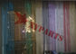 Dekoratif Oda Bölücü Ekran için Çift Kancalı Alüminyum Zincir Perde Çok Renkli