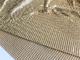 Yumuşak Esnek 3mm Metal Pullu Mesh Altın Alüminyum Haute Giysiler Kumaş