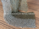 Galvanizli Çelik Yuvarlak 0.53mm Metal Halka Örgü Zincir Bağlantı Dekorasyon Tel Çit