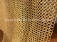 Mimari Tasarım İçin Altın Rengi Wm Serisi Chainmail Ring Mesh Perde